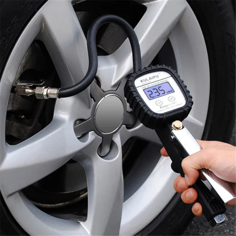 Tubo flessibile universale per gonfiaggio pneumatici auto (lega di zinco e gomma da 37 cm)