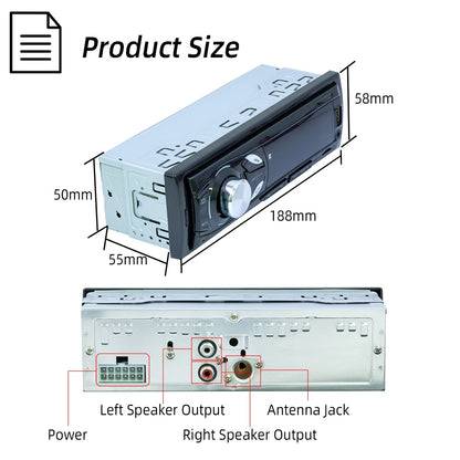 Lettore stereo per auto BQCC