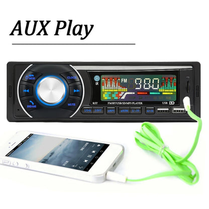 SINOVCLE Car 1din Audio Radio Bluetooth Stereo Lettore MP3 Ricevitore FM 12V Supporto Ricarica Telefono AUX/USB/Scheda TF In Dash Kit