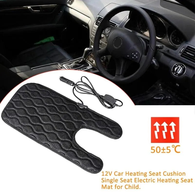 12V Heated Car Seat Cushion Cover For Kid Baby