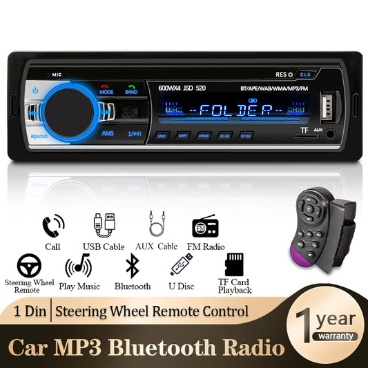 Autoradio 1 din stereo player