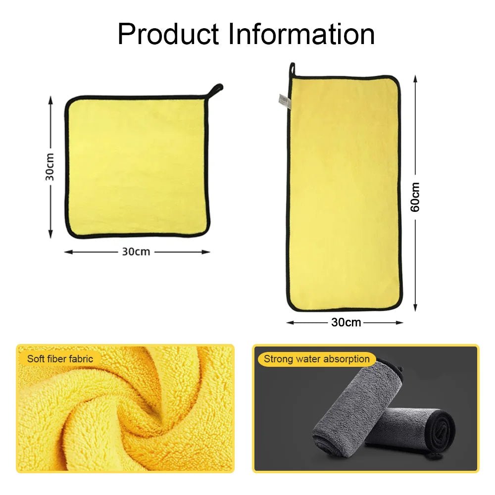 Asciugamano in microfibra per lavaggio auto