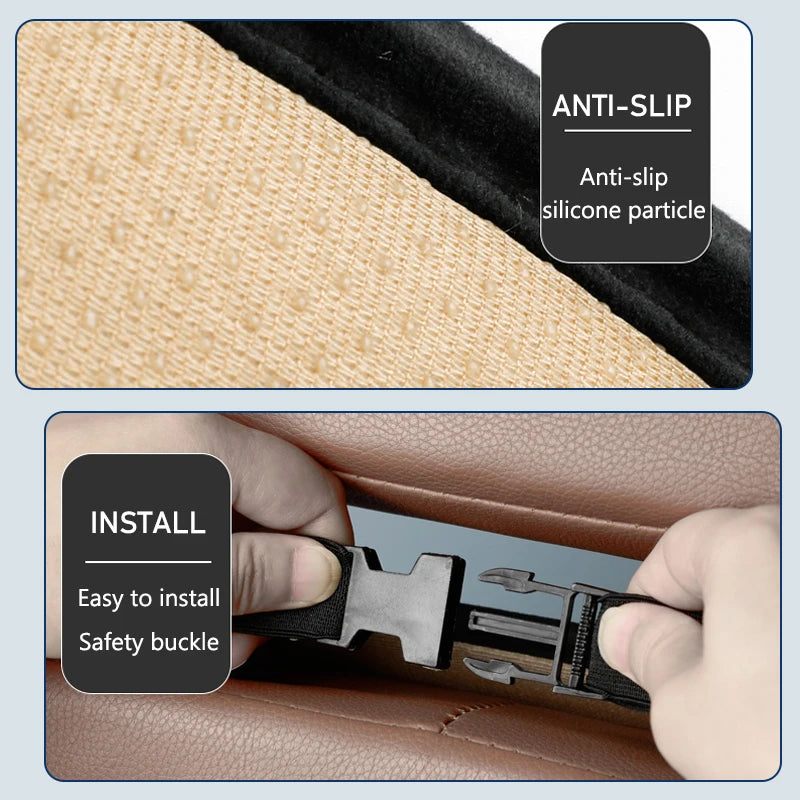 12V Heated Car Seat Cushion Cloth/Flannel