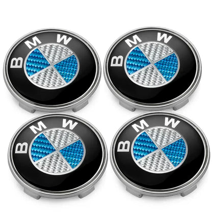 Set da 4 pezzi da 68 mm Coprimozzi per cerchi auto per BMW X5, X3, E60, E90, F10, F30, Serie G - Accessori premium