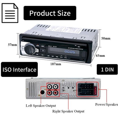 Autoradio 1 din stereo player